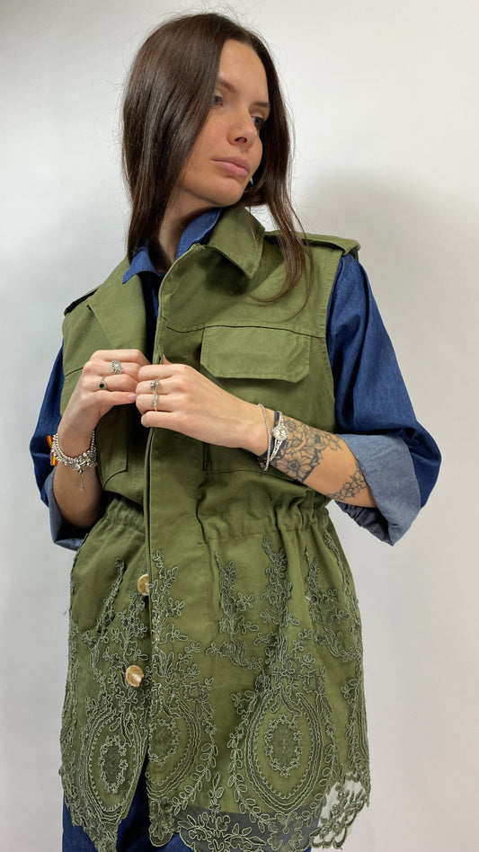 GILET GREEN