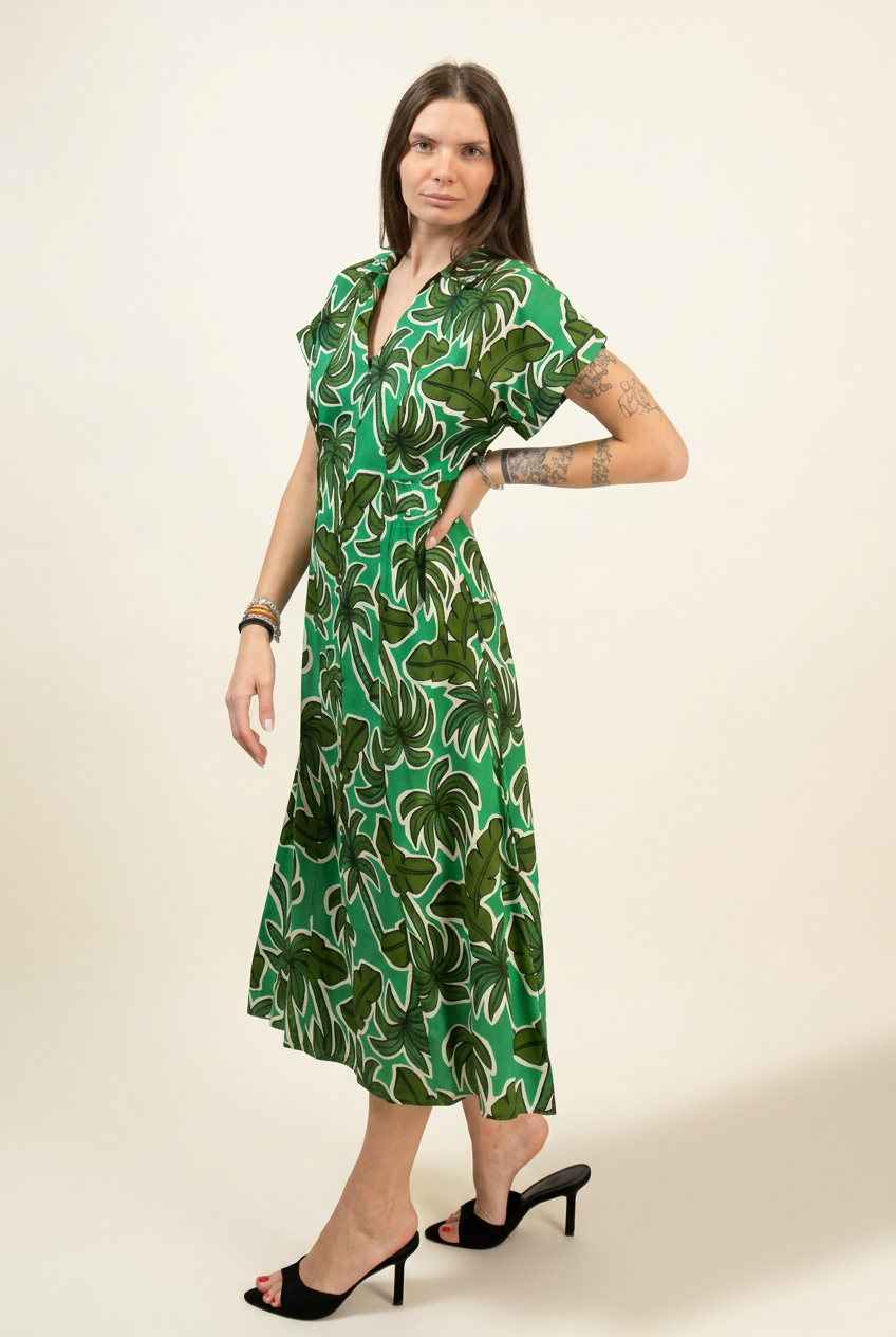 Vestito Verdelia prima foto in studio