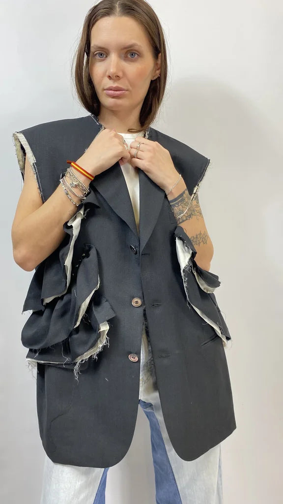 GILET RUCHES VINTAGE 2.0