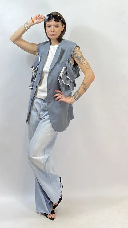 GILET RUCHES VINTAGE 2.0