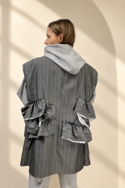 GILET RUCHES VINTAGE 2.0